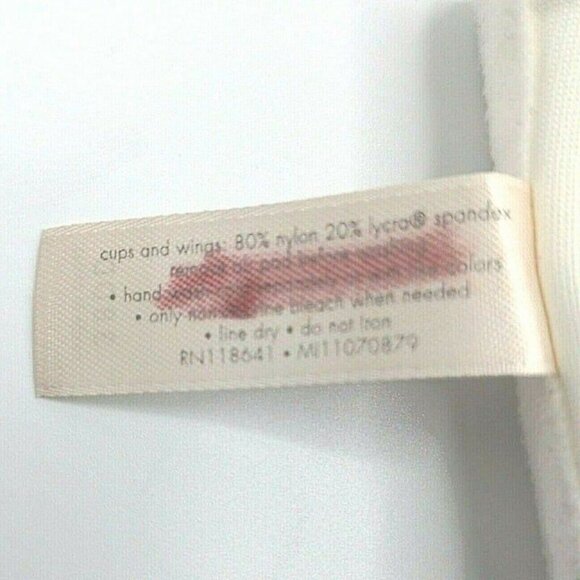 Cacique Womens Bra Plunge Smooth Convertible Straps 38DD White Lane Bryant - Picture 7 of 7